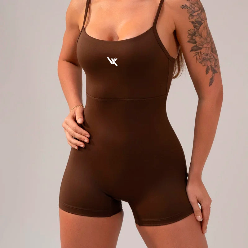 Macaquinho VORAX Poliamida - Marrom